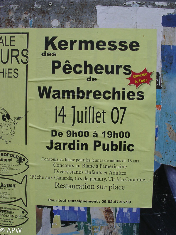 Affiche kermesse, 2007-07